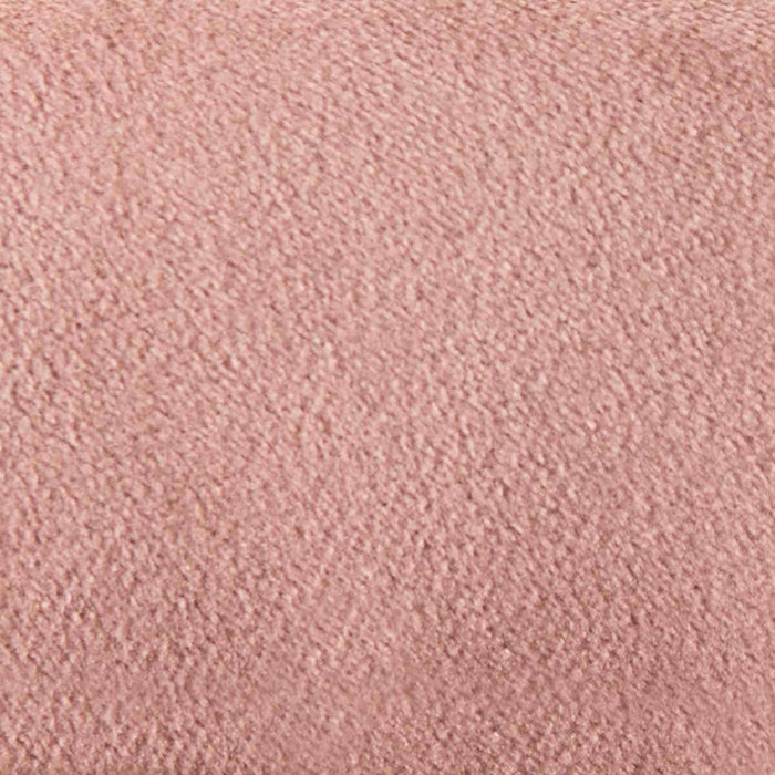 Lennon Upholstered Round Wall Mirror - Dusty Rose