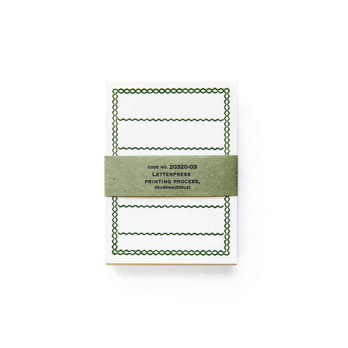 Letterpress Memo Cards Boston General Store