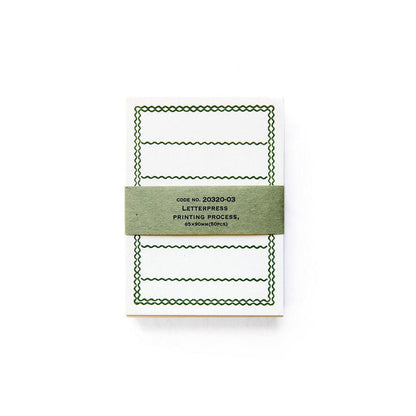 Letterpress Memo Cards Boston General Store