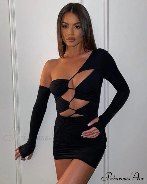 Lexy Elegant Mini Dress Black / S Dresses