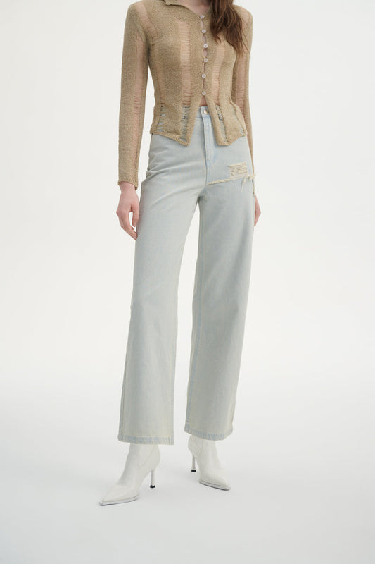 Light wash jeans