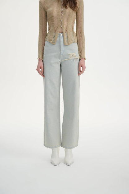 Light wash jeans