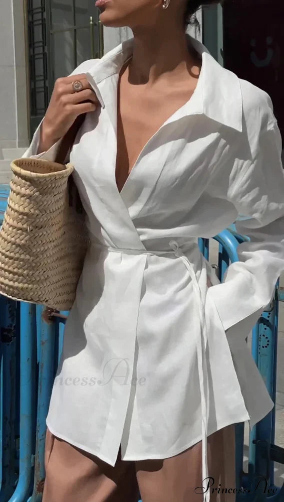 Liliana Elegant Shirt White / M