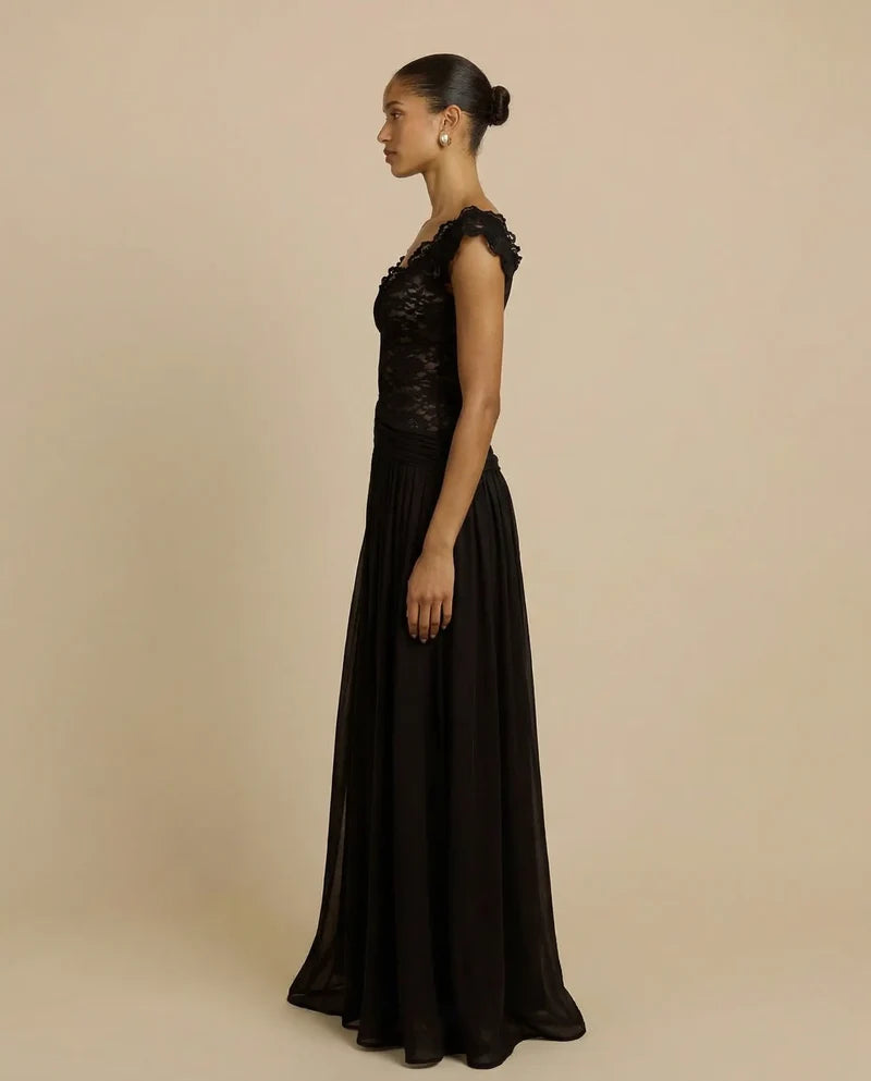 Élira Nocturne Maxi Dress