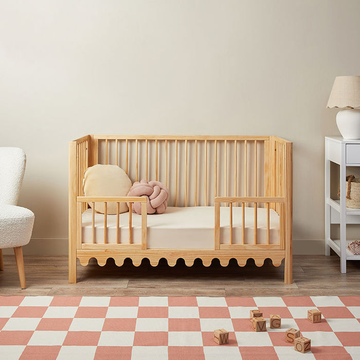 Luan Cot Toddler Half Frames - Natural