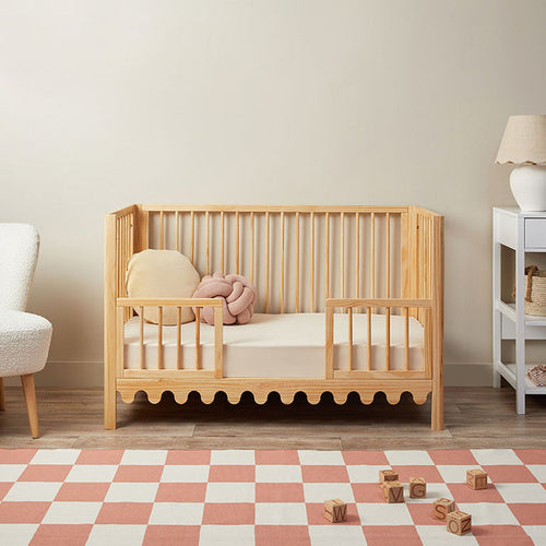 Luan Cot Toddler Half Frames - Natural