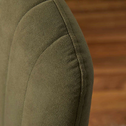 Luca Chrome Office Chair - Green