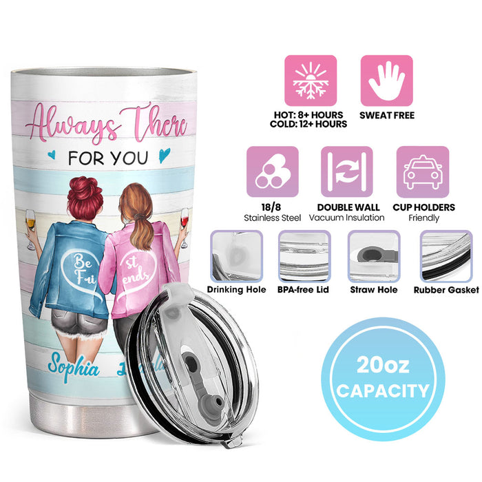 Lucky To Have You - Personalized Custom Tumbler - Christmas Birthday Gift For Best Friend, Bestie, BFF