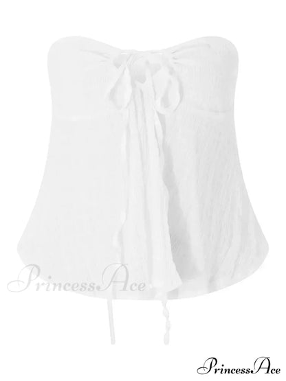 Maebel Elegant Top White / S