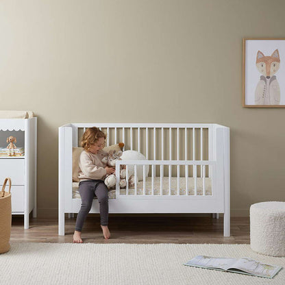 Maisie Cot Toddler Bed Half Frame - White