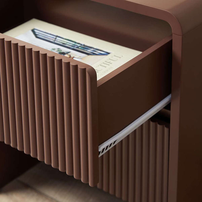 Majorca Bedside Table - Chocolate