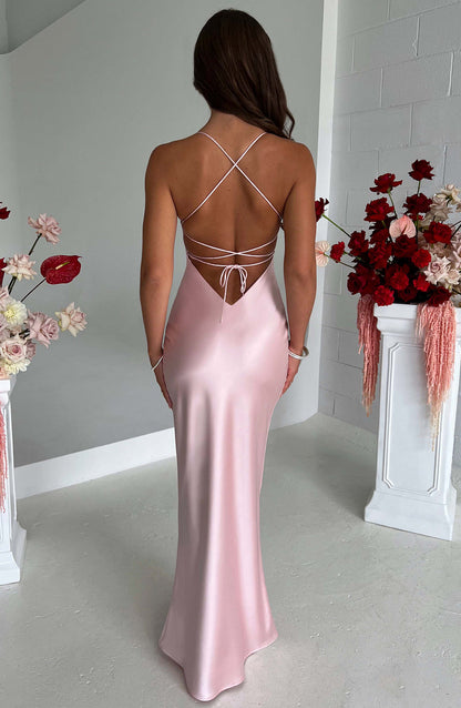 Malika Maxi Dress - Blush Dress Babyboo Fashion Premium Exclusive Design