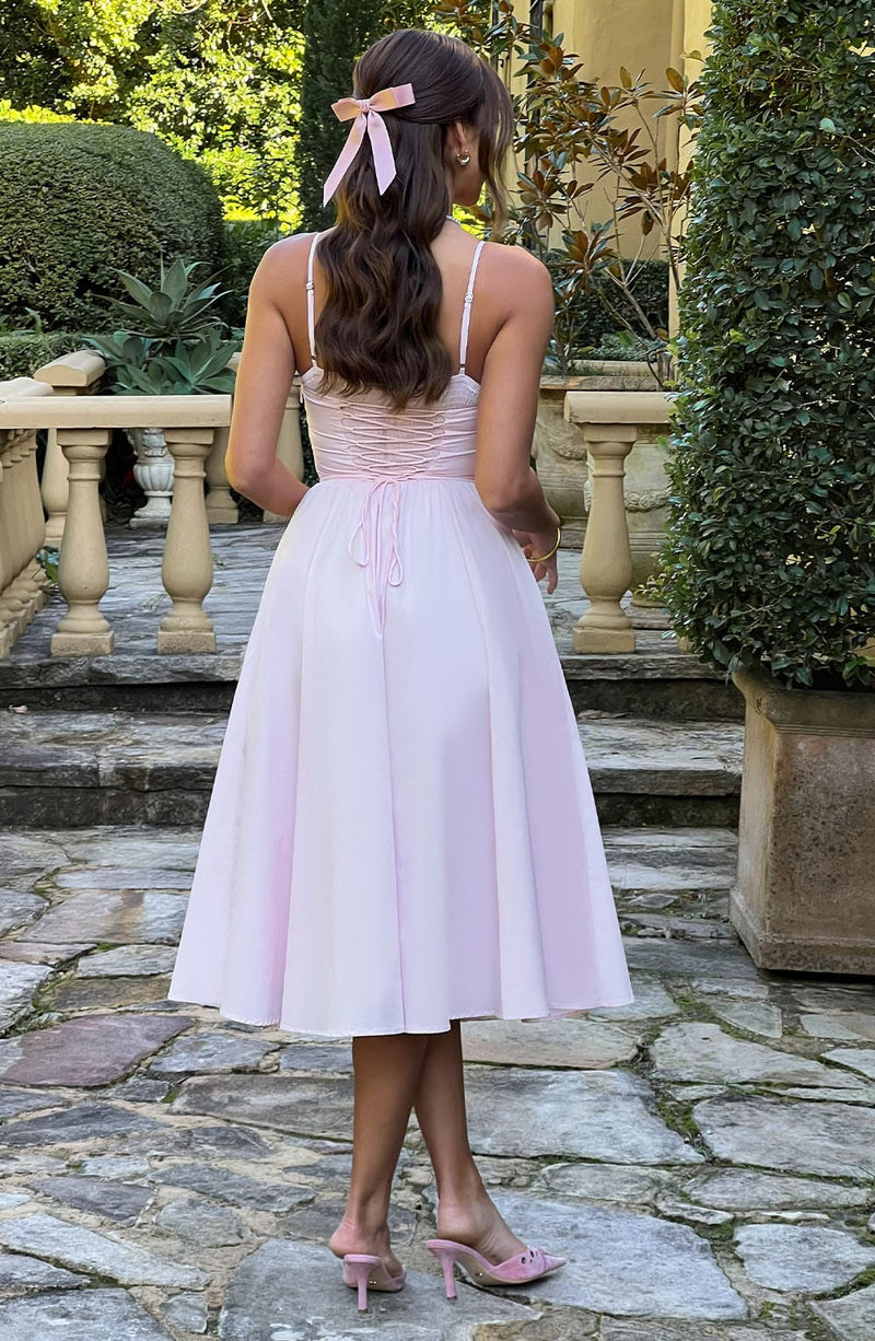 Mariella Midi Dress - Blush Dress Babyboo Fashion Premium Exclusive Design