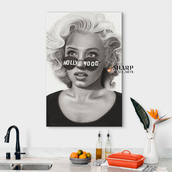 Marilyn Monroe Hollywood Star Wall Art Canvas