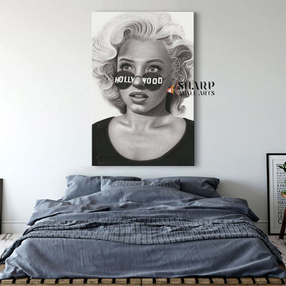 Marilyn Monroe Hollywood Star Wall Art Canvas