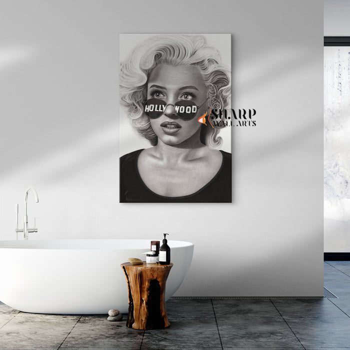 Marilyn Monroe Hollywood Star Wall Art Canvas