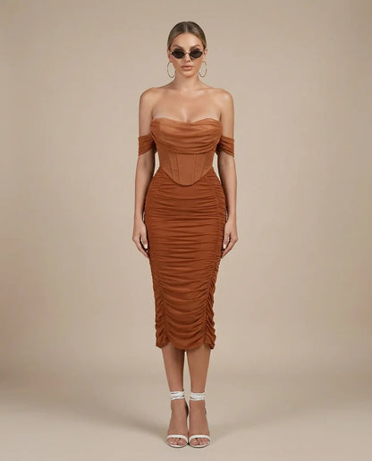 Marlene Corset Midaxi Dress