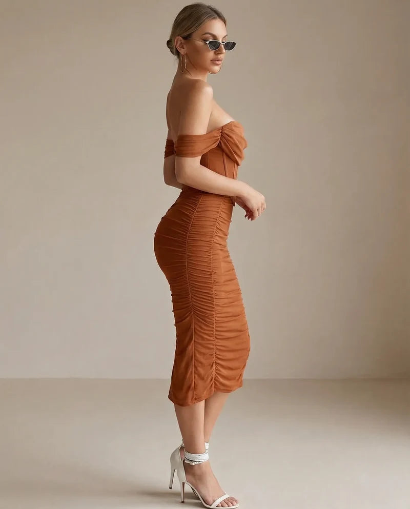 Marlene Corset Midaxi Dress