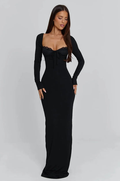Marlene Long Sleeve Maxi Dress