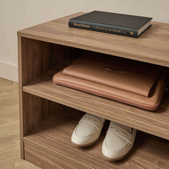 Maverick Storage Bench - Pecan