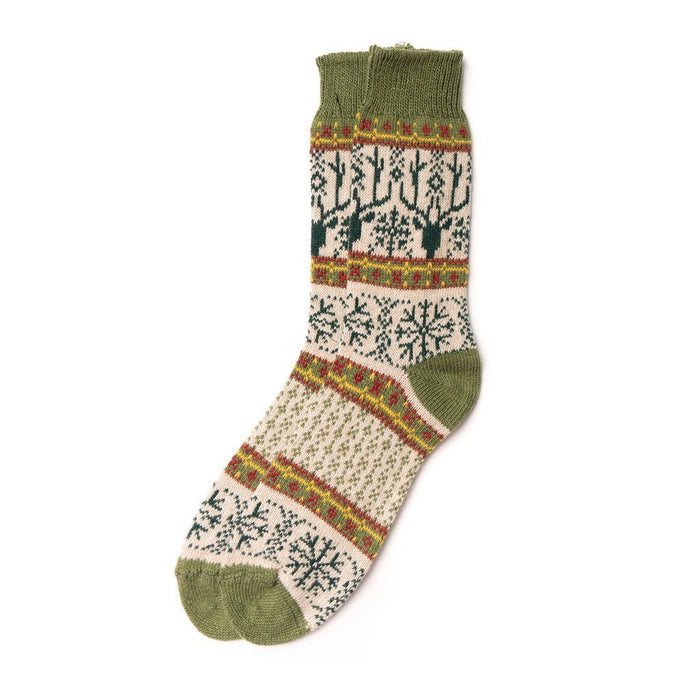 Men's Wool Fair Isle Socks Boston General Store