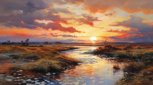 Mesmerizing Beautiful Sunset