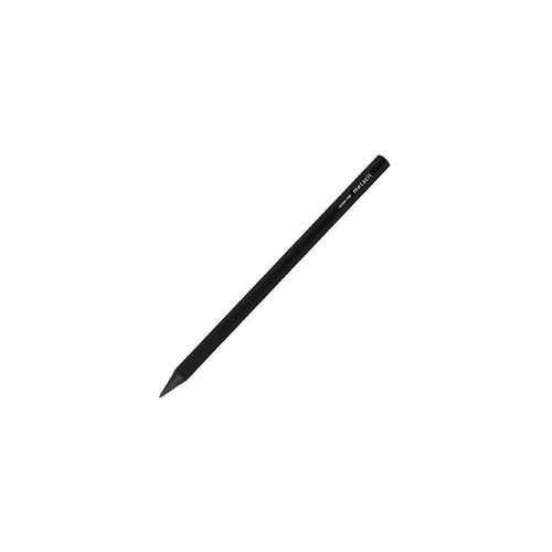 Black pencil on a white background
