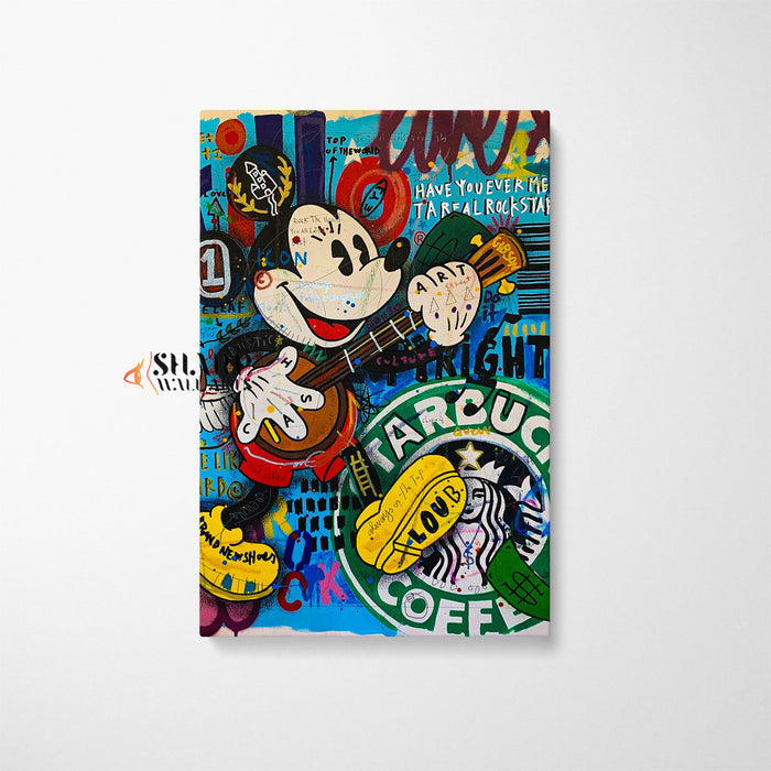 Mickey Mouse Wall Art Canvas
