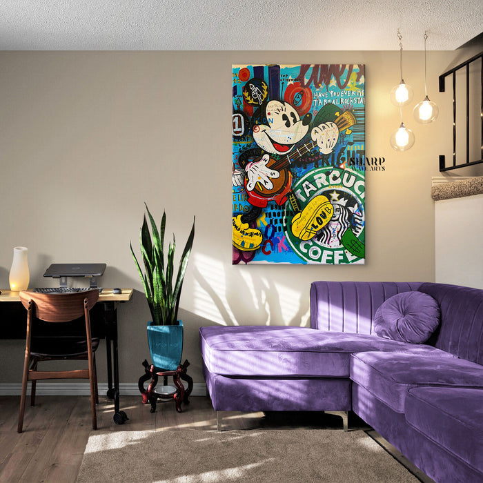 Mickey Mouse Wall Art Canvas
