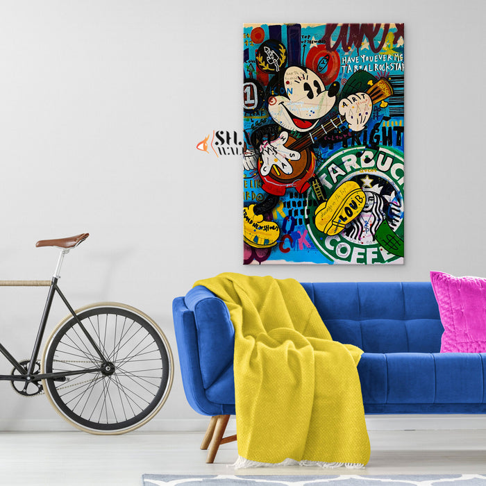 Mickey Mouse Wall Art Canvas