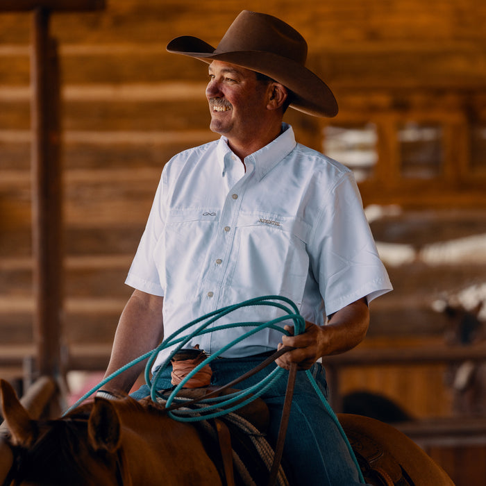 MicroFiber White Half Sleeve - RESISTOL Cowboy Hats