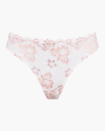 White Thong - Savona Mid Rise Thong