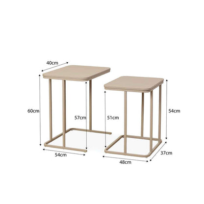 Mikkel Nesting Side Tables - Stone