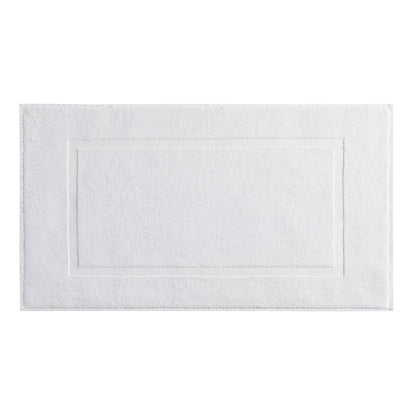Milos Plain Picture Frame Bath Mat - White - DUSK