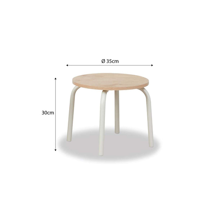 Mini Brixton Stool - Set of Two - Cream