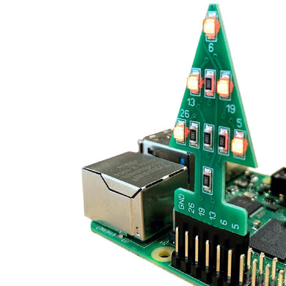 Mini GPIO Xmas Tree by PocketMoneyTronics - The Pi Hut