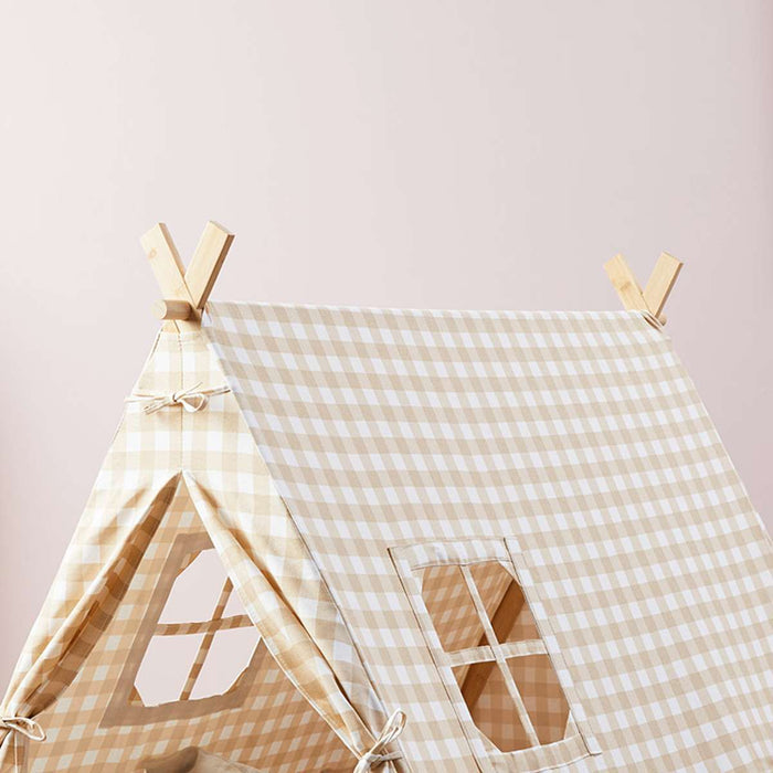 Minka House - Beige Gingham