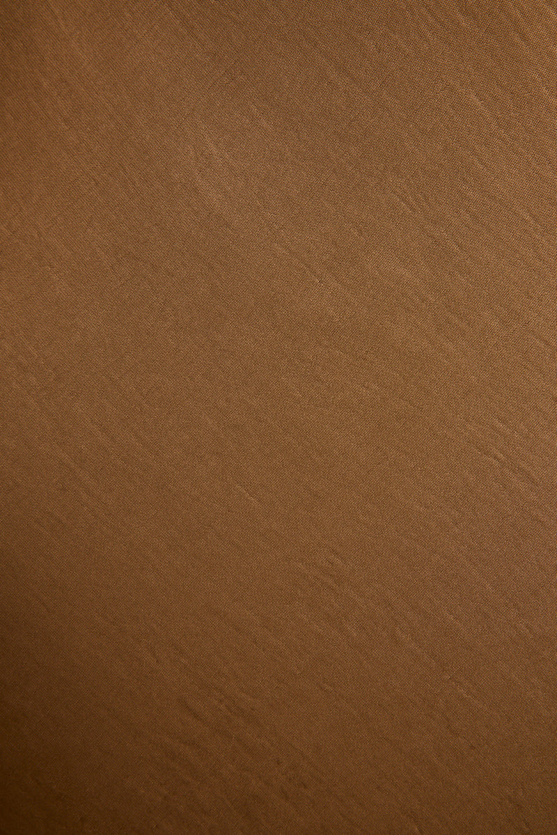 Mirabella Bronze Satin Maxi Dress