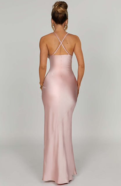 Miriam Maxi Dress - Blush Dress Babyboo Fashion Premium Exclusive Design