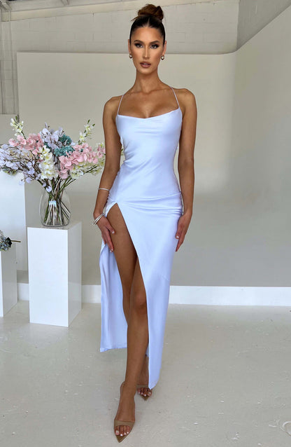 Misha Maxi Dress - Baby Blue Dress Babyboo Fashion Premium Exclusive Design