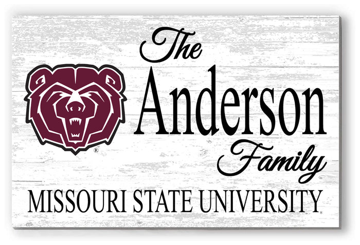 Missouri State Family Name Sign for Alumni, Fans or Graduation - Broad Bay Personalized Gifts Shipped Fast