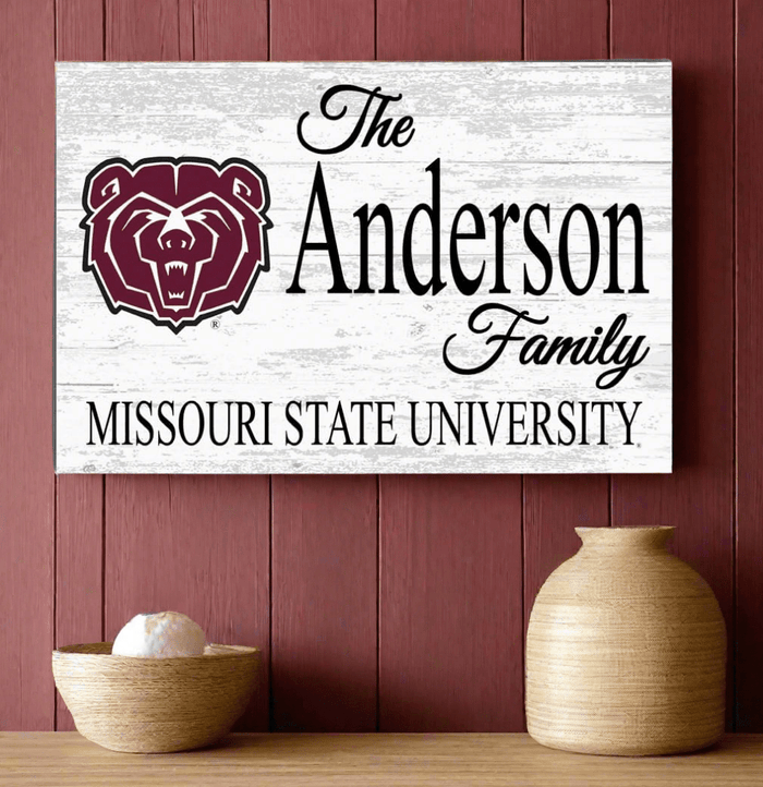 Missouri State Family Name Sign for Alumni, Fans or Graduation - Broad Bay Personalized Gifts Shipped Fast