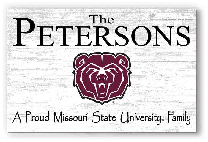 Missouri State Family Name Sign for Alumni, Fans or Graduation - Broad Bay Personalized Gifts Shipped Fast