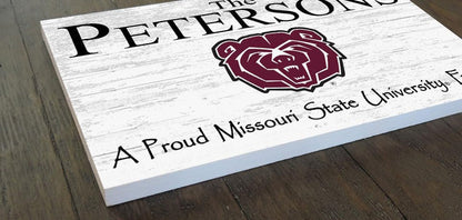 Missouri State Family Name Sign for Alumni, Fans or Graduation - Broad Bay Personalized Gifts Shipped Fast
