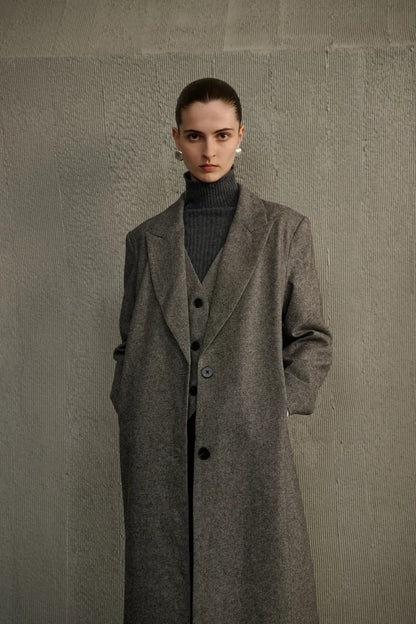 Mock two-piece coat