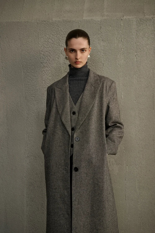 Mock two-piece coat