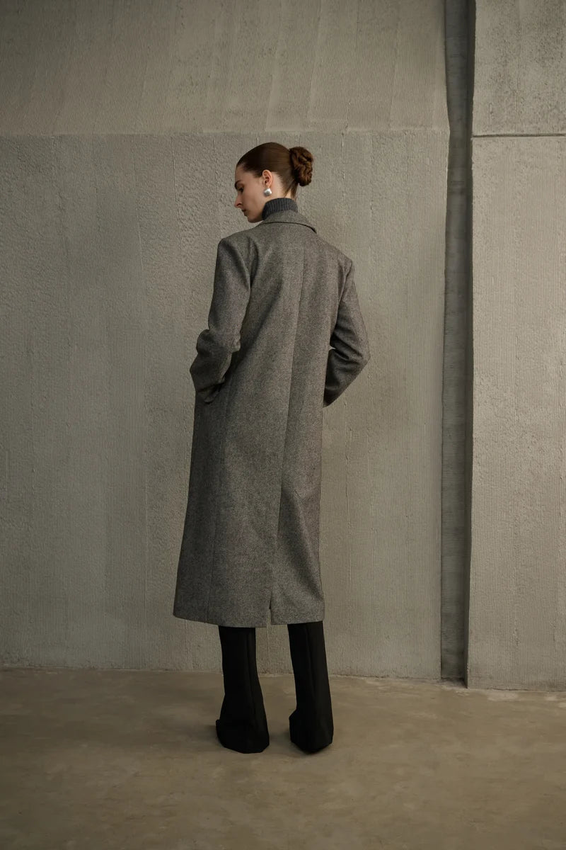 Mock two-piece coat