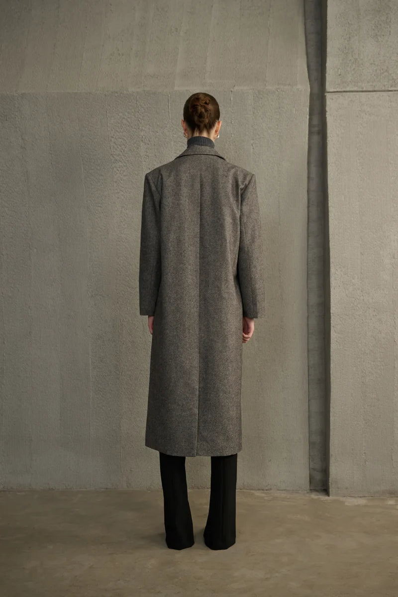 Mock two-piece coat
