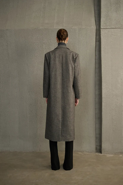 Mock two-piece coat