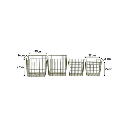 Mocka Original Baskets - Set of 4 - Khaki
